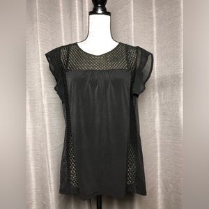Worthington Womens Black Blouse